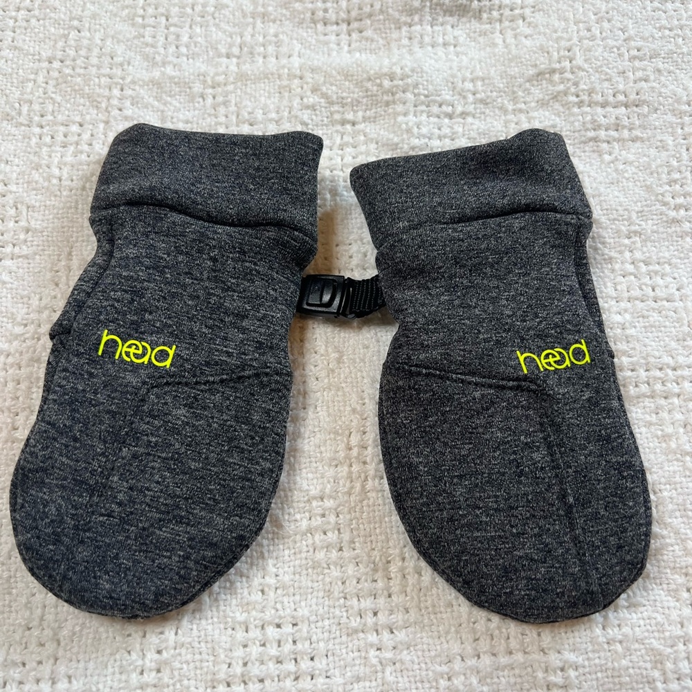 HEAD Gray infant/ toddler gloves